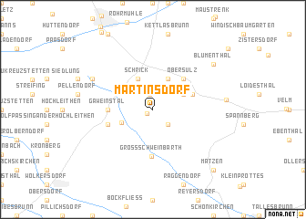 map of Martinsdorf