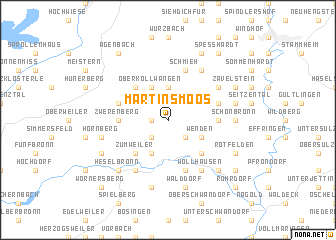 map of Martinsmoos