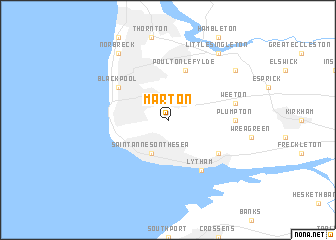 map of Marton