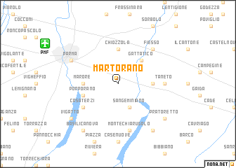 map of Martorano