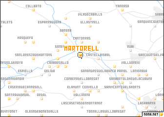 map of Martorell