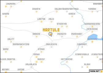 map of Martule