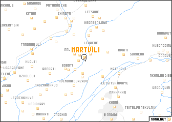 map of Martvili