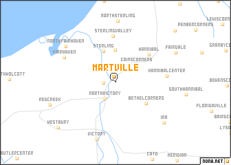 map of Martville