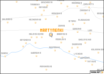map of Martynenki