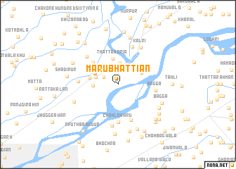 map of Māru Bhattiān