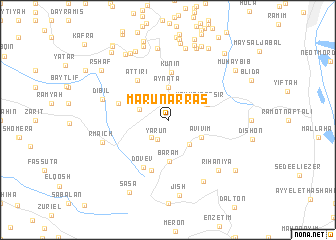 map of Mārūn ar Raʼs