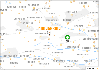 map of Marushkino