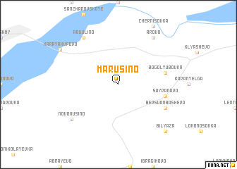 map of Marusino