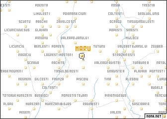 map of Măru