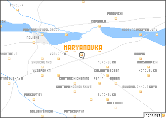 map of Marʼyanovka