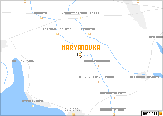 map of Marʼyanovka