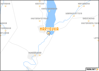 map of Marʼyevka