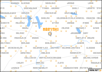 map of Marynki