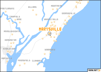 map of Marysville