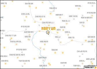 map of Maryun