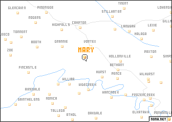 map of Mary