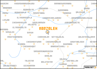 map of Marzāleh