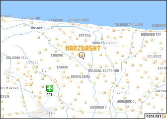 map of Marzdasht