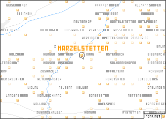 map of Marzelstetten