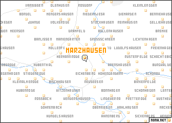 map of Marzhausen