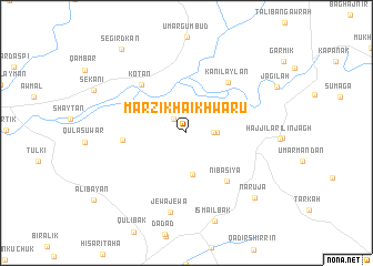 map of Marzikha-i Khwārū