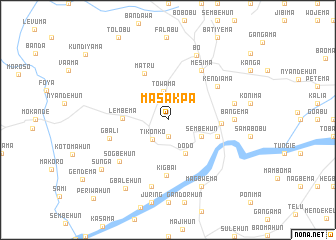 map of Masakpa