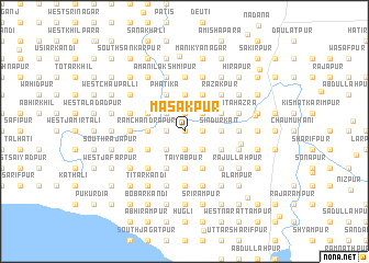 map of Masākpur