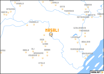 map of Masali