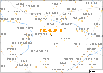 map of Masalovka