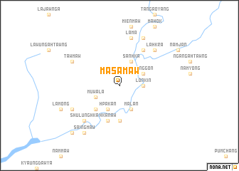 map of Māsāmaw