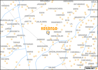 map of Masanda