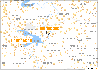 map of Masan-dong