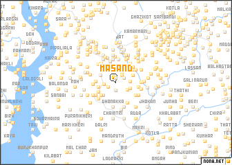 map of Masand