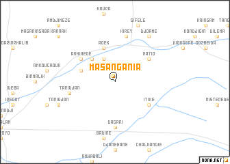 map of Masangania