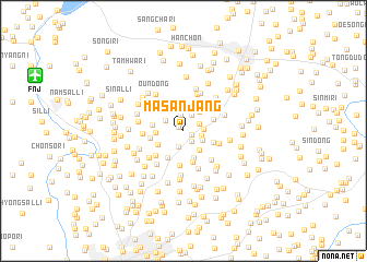 map of Masanjang