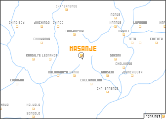 map of Masanje