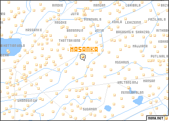 map of Masanka