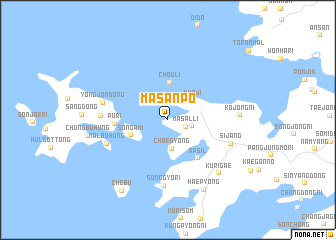 map of Masanp\