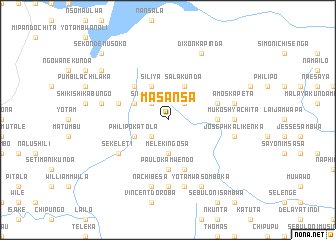 map of Masansa