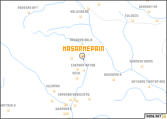 map of Māsarm-e Pā\