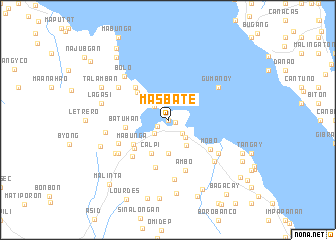 map of Masbate