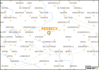 map of Masbeck