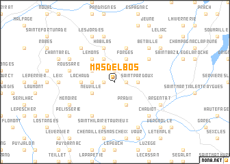 map of Masdelbos