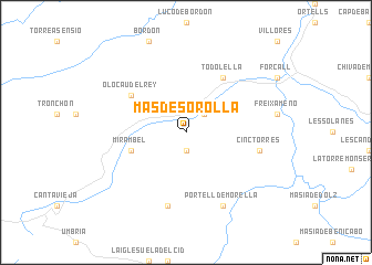 map of Mas de Sorolla