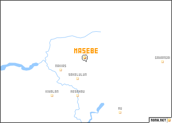 map of Masebe