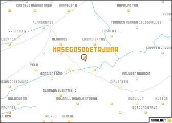 map of Masegoso de Tajuña