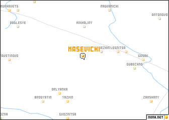 map of Masevichi