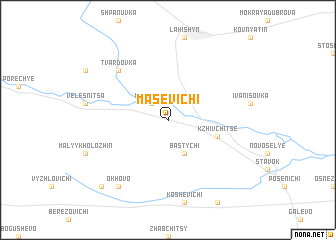 map of Masevichi