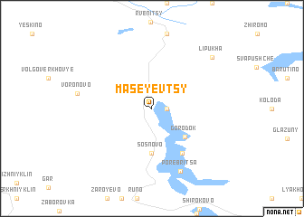 map of Maseyevtsy
